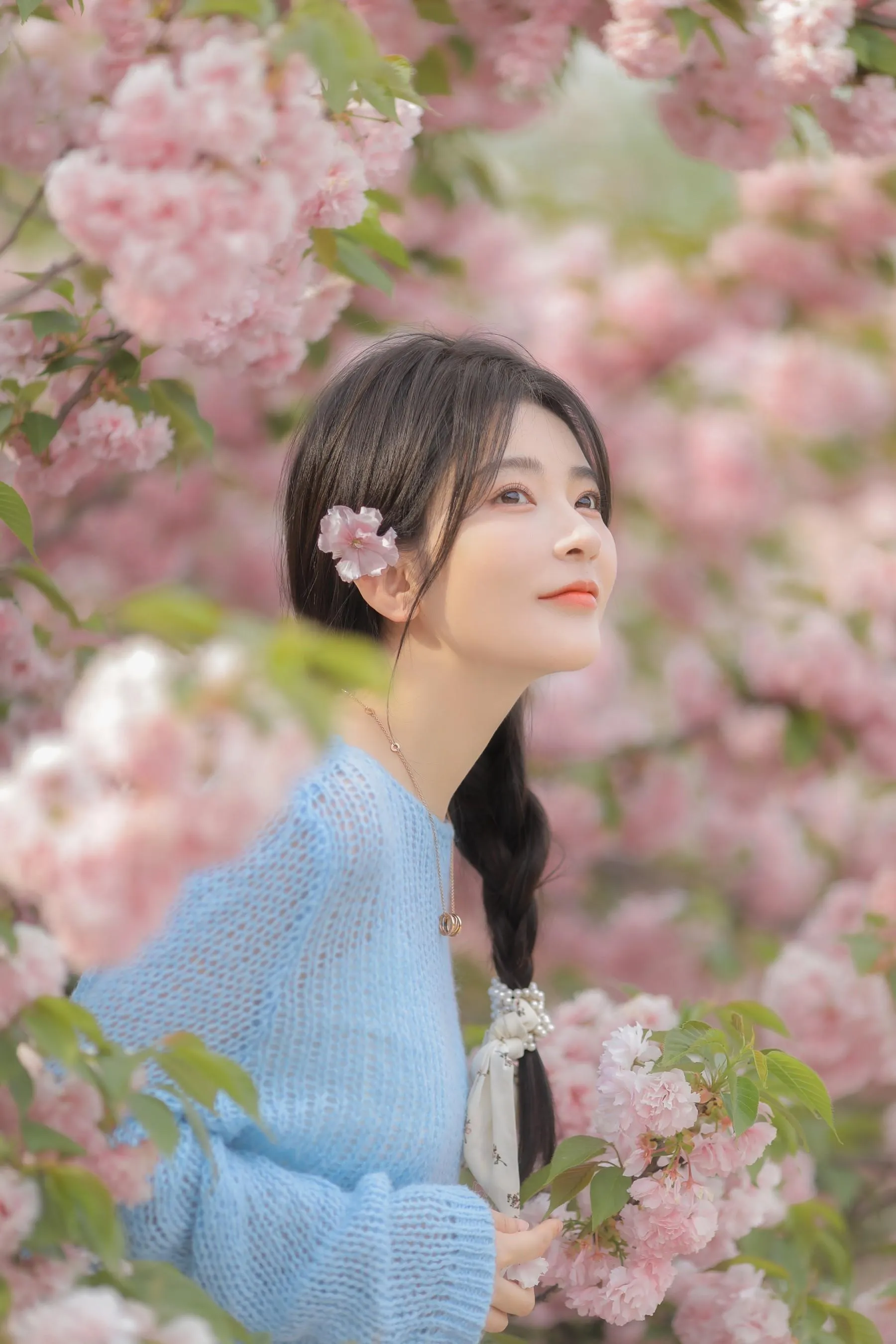 [艺图语] 2022.06.22 粉蓝晚樱 杨伊墨 [29P]插图4